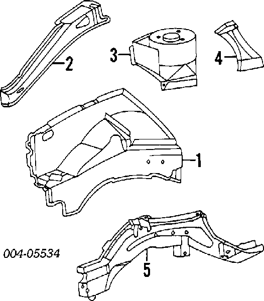 4443494 Chrysler motor de arranque