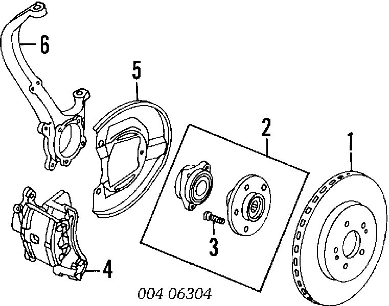 MB950176 Chrysler pinza de freno delantera izquierda