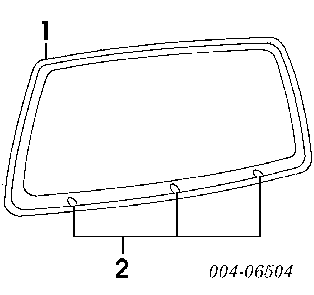 55255596 Chrysler cristales de el maletero(3/5 puertas traseras (trastes)