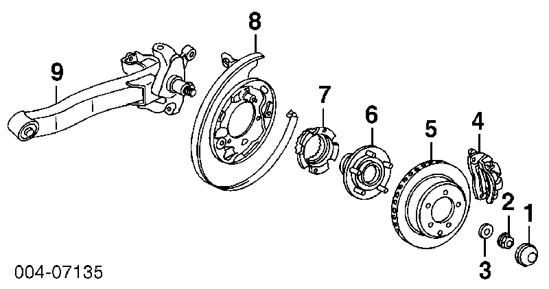 MB857332 Chrysler pinza de freno delantera izquierda