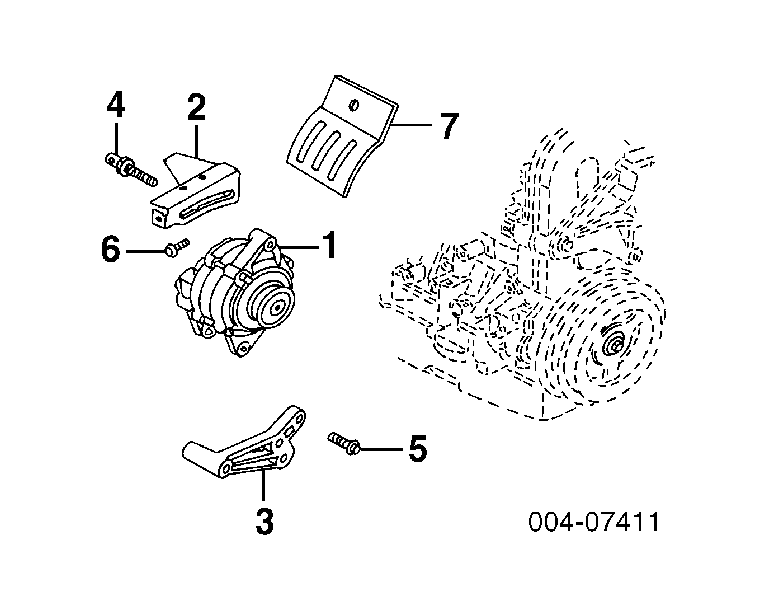 04668380AC Chrysler correa trapezoidal