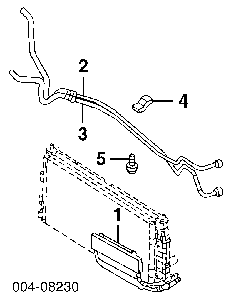  Radiador Enfriador De La Transmision/Caja De Cambios para Dodge Intrepid 