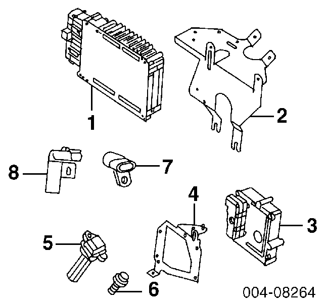 Sensor de posición del árbol de levas 87627 Meat&Doria