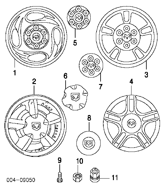  Llantas De Aleacion, (Aleacion De Titanio) para Dodge Durango 