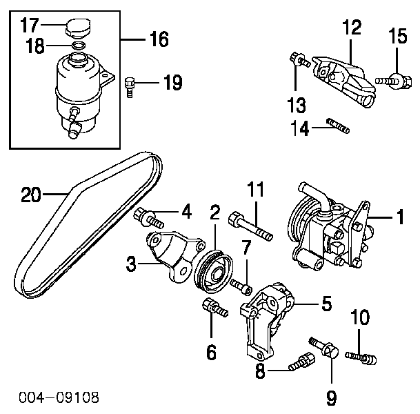 MU100016 Mitsubishi 