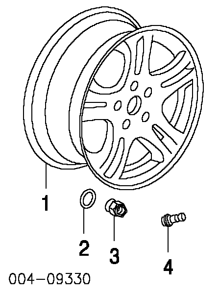  Llantas De Aleacion, (Aleacion De Titanio) para Chrysler Voyager 