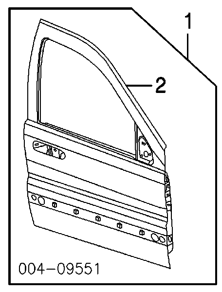  Puerta delantera derecha para Jeep Liberty/Cherokee 