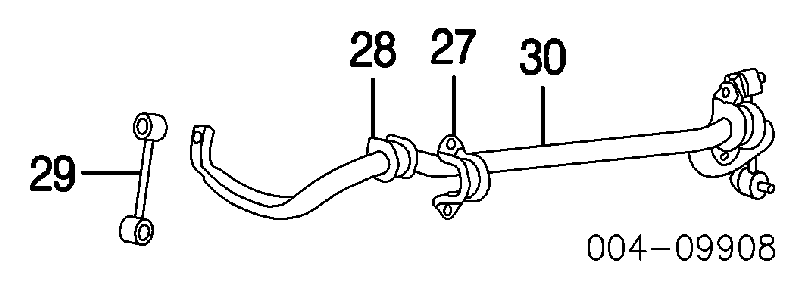  Estabilizador delantero para Jeep Liberty/Cherokee 