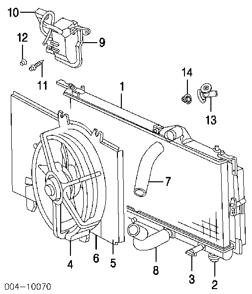 5278697AA Chrysler tapa de radiador