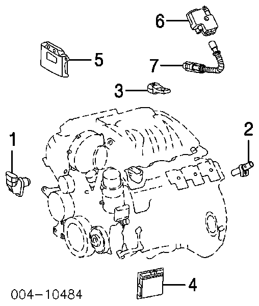 5101116AA Chrysler sensor de detonaciones