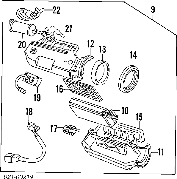  Presostato, aire acondicionado para Honda Civic 4 