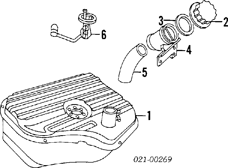 60810370 Fiat/Alfa/Lancia bomba de combustible principal