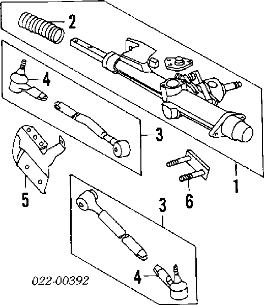 893422066B VAG cremallera de dirección