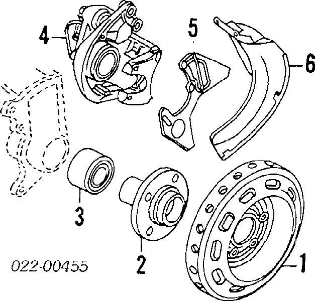 441615283RX VAG freno de disco delantero