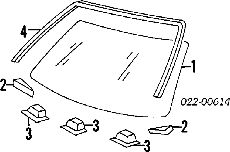  Parabrisas para Audi A6 4A, C4