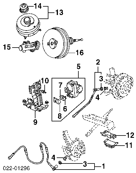  Servofrenos para Audi A8 4D2, 4D8