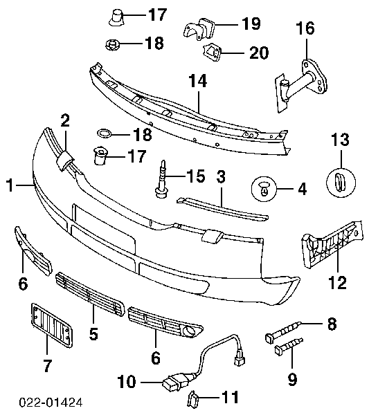 4B3955276GRU VAG tapa de boquilla lavafaros