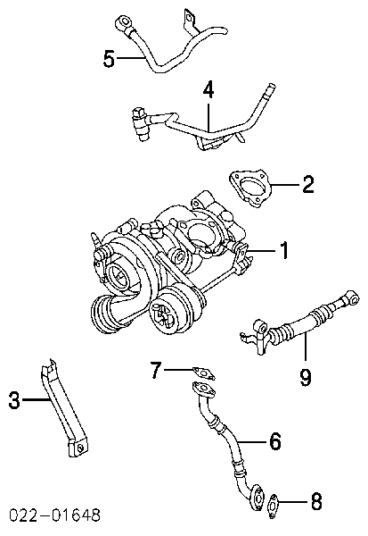 06A145704P VAG turbocompresor