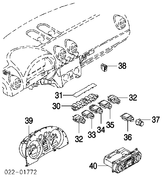  Boton De Alarma para Audi TT 8N3