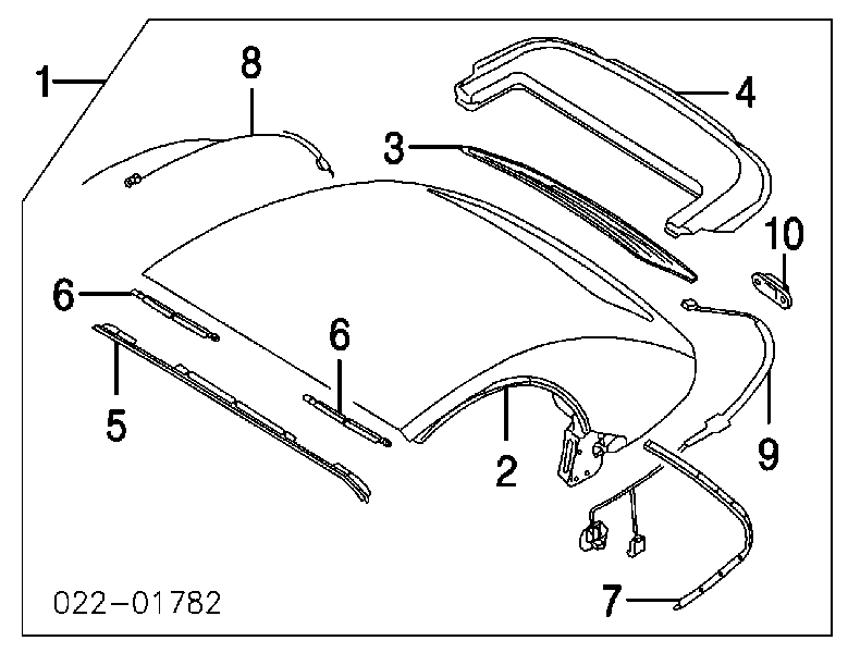  Techo para Audi TT 8N9