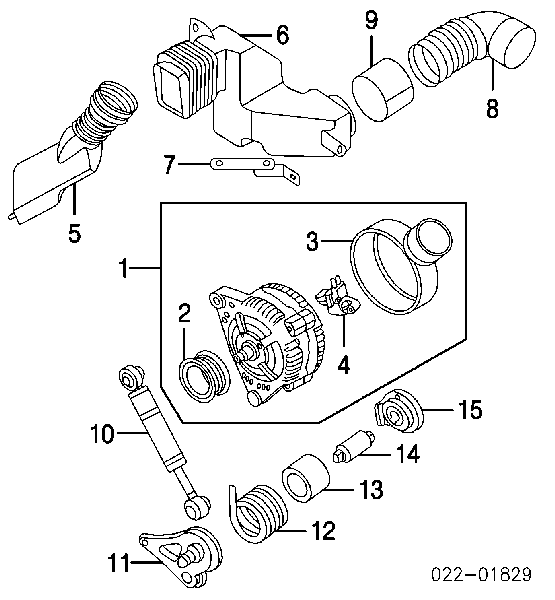 038903018G VAG alternador