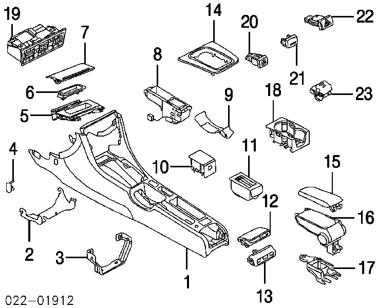  Apoyabrazos de consola central para Audi A6 4B, C5