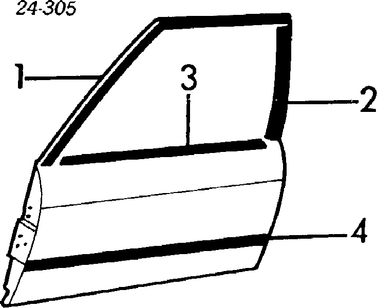 Cristal De Espejo Retrovisor Exterior Izquierdo 51161901170 BMW