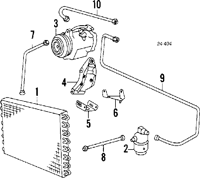 64531466052 BMW receptor-secador del aire acondicionado