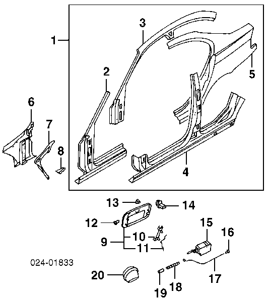  Tapa de la gasolina (depósito de combustible) para BMW 3 E46