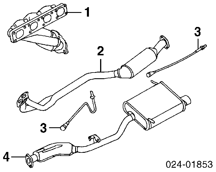 Sonda Lambda 11781743996 BMW