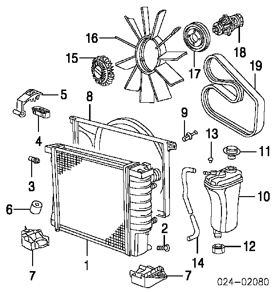 Tubería de radiador, tuberia flexible calefacción, superior 17111723521 BMW