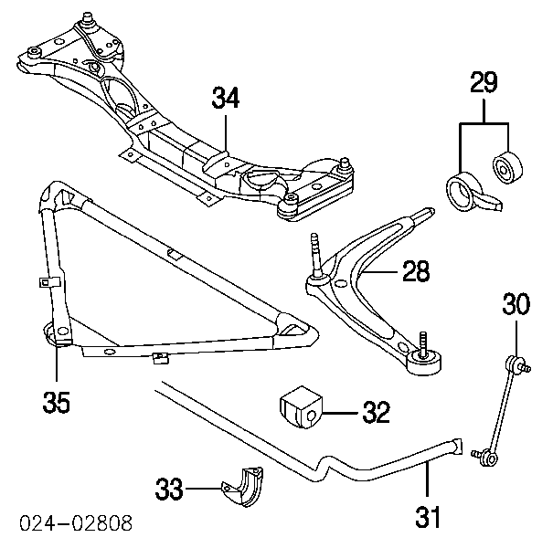 31351097261 BMW estabilizador delantero