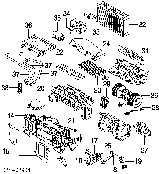 64316935822 BMW filtro de habitáculo