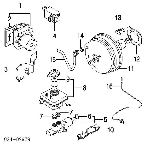 34336766595 BMW servofrenos