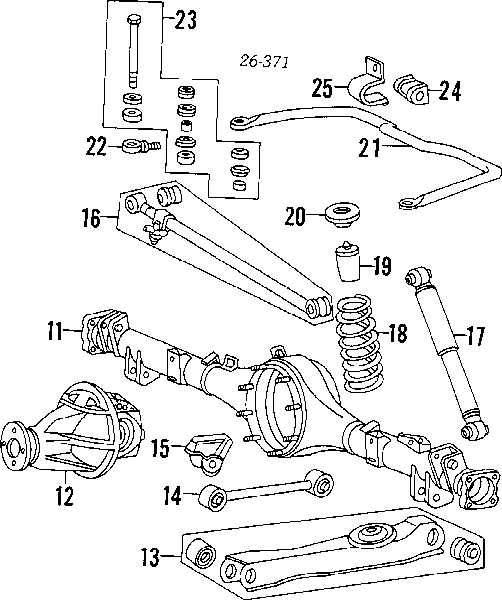 MB515064 Mitsubishi amortiguador trasero