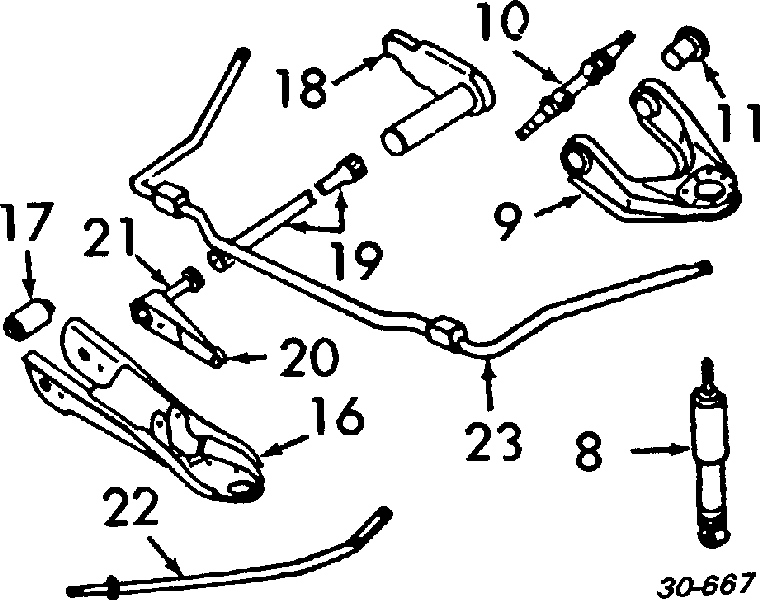 5611035G25 Nissan amortiguador delantero