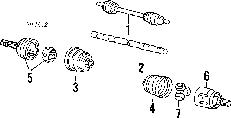 3974102A90 Nissan fuelle, árbol de transmisión delantero interior