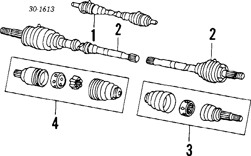 3924116R29 Nissan fuelle, árbol de transmisión delantero exterior