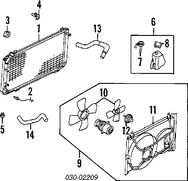 2159563A01 Nissan sensor, temperatura del refrigerante (encendido el ventilador del radiador)