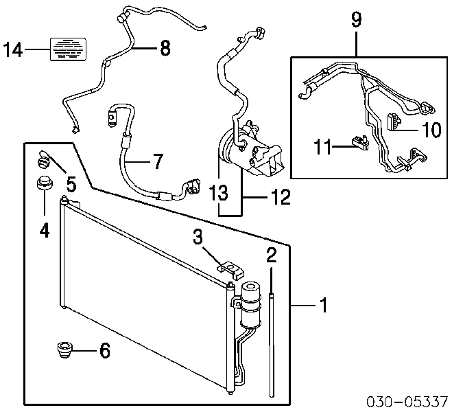 926005Z000 Nissan compresor de aire acondicionado