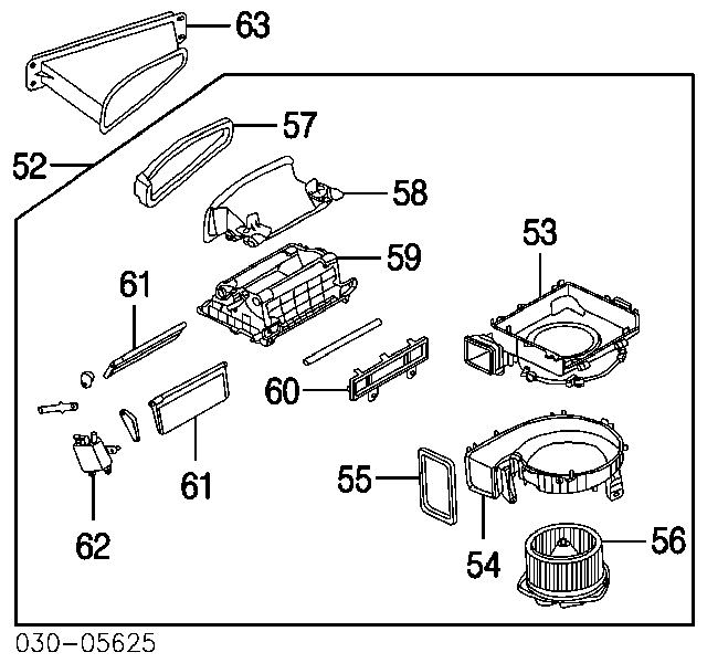 272764M401 Nissan filtro de habitáculo