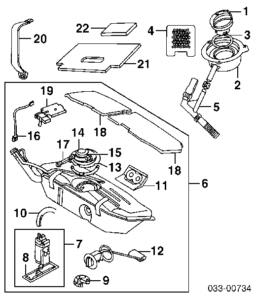 NNA6091AA Jaguar filtro combustible