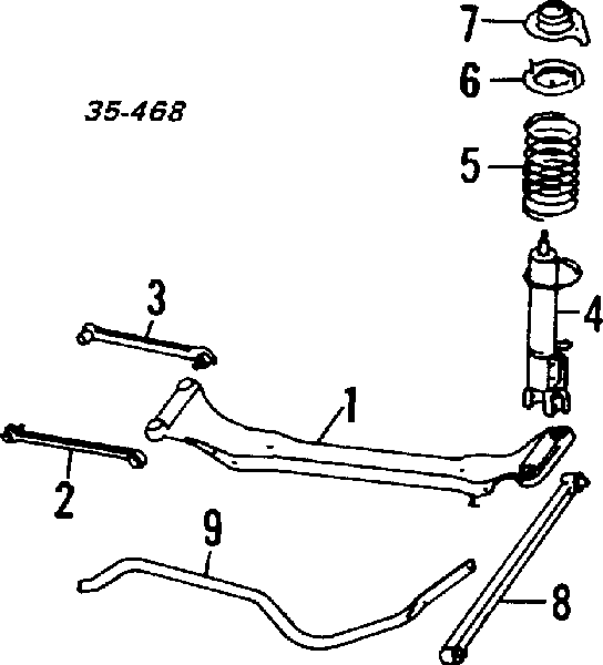 B00126154B Mazda anillo reten de transmision