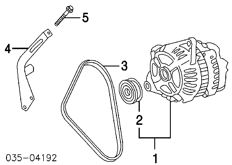 N3H118300A Mazda alternador