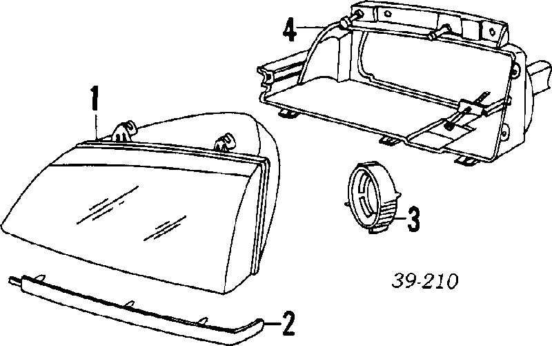 620490 Peugeot/Citroen faro izquierdo