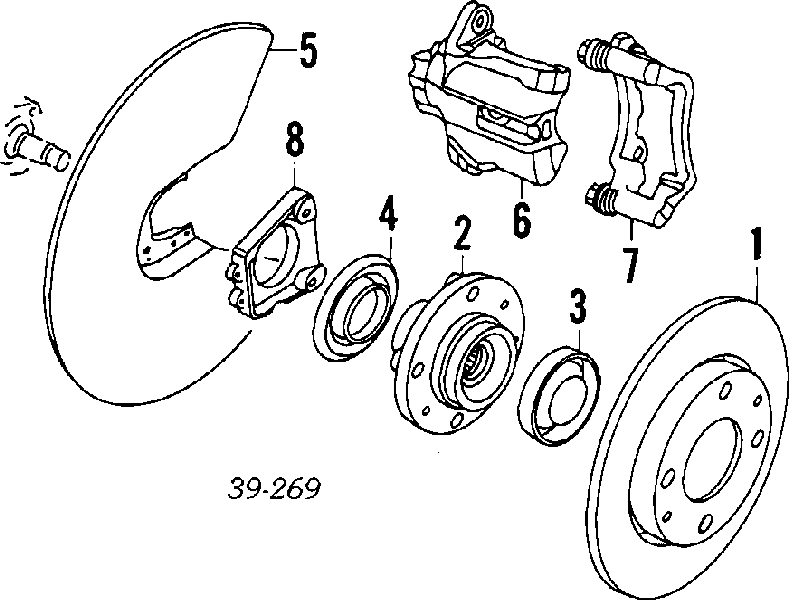 0000370158 Peugeot/Citroen cubo de rueda trasero