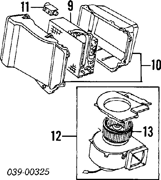 646164 Peugeot/Citroen válvula de expansión, aire acondicionado