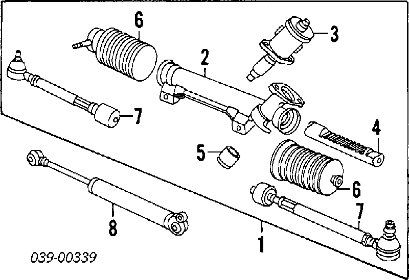  Fuelle, dirección para Peugeot 505 551A