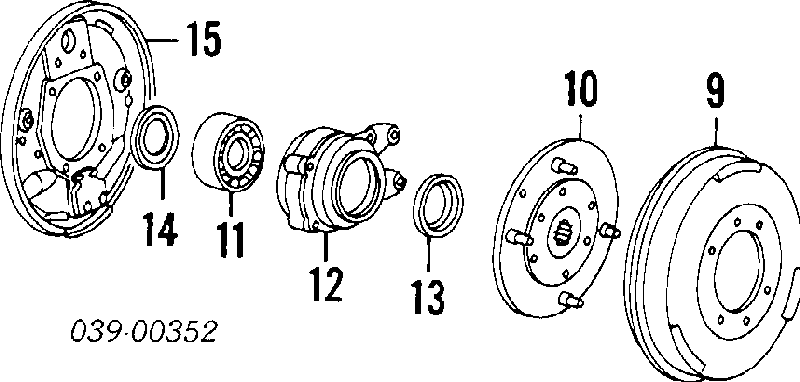  Tubo flexible de frenos para KIA Pride DA