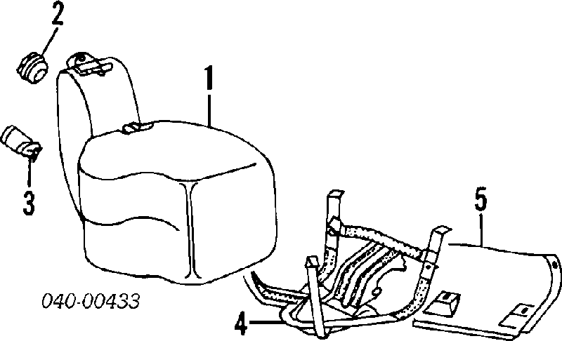 92860810402 Porsche bomba de combustible principal